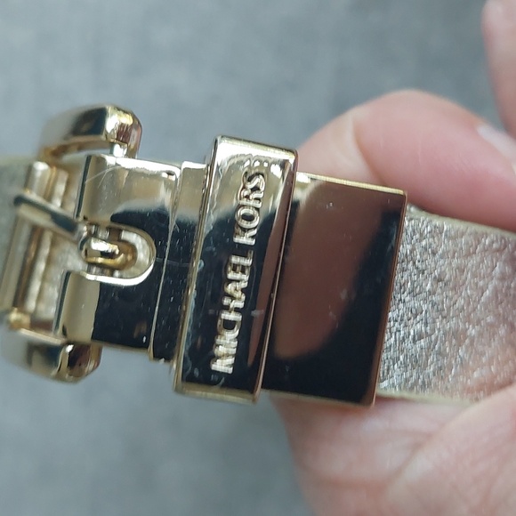 Michael Kors Wraparound Double Wrap Gold Belt US Small Medium - Picture 5 of 10